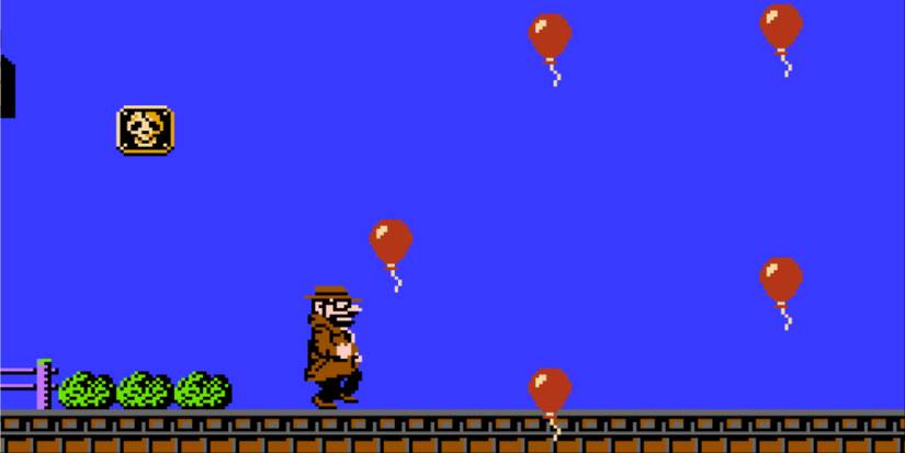 Playing a level in Gumshoe