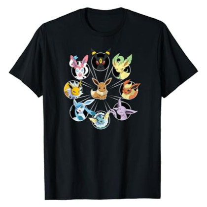 Pokemon Eevee Evolution T Shirt