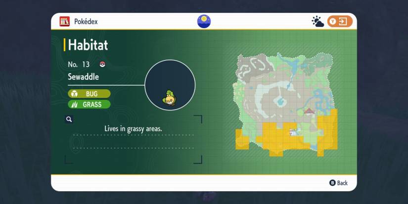 Pokemon Scarlet and Violet Sewaddle