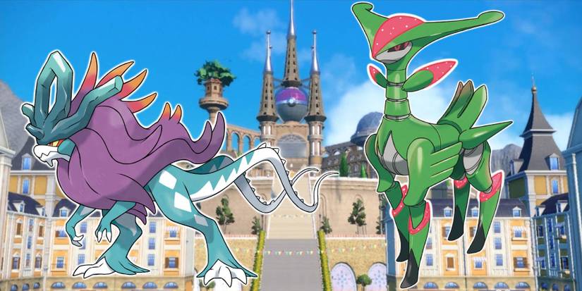 Walking Wake and Iron Leaves from Pokemon Scarlet and Violet