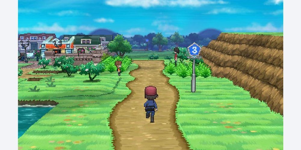 Gameplay screenshot from Pokemon X 