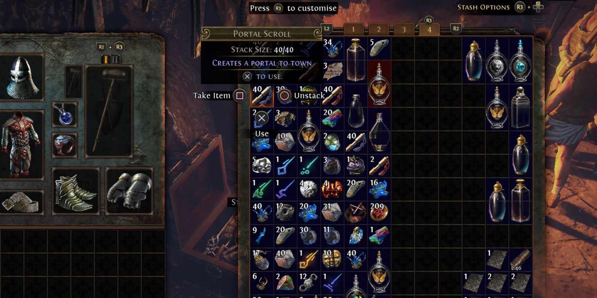 path of exile portal scroll 
