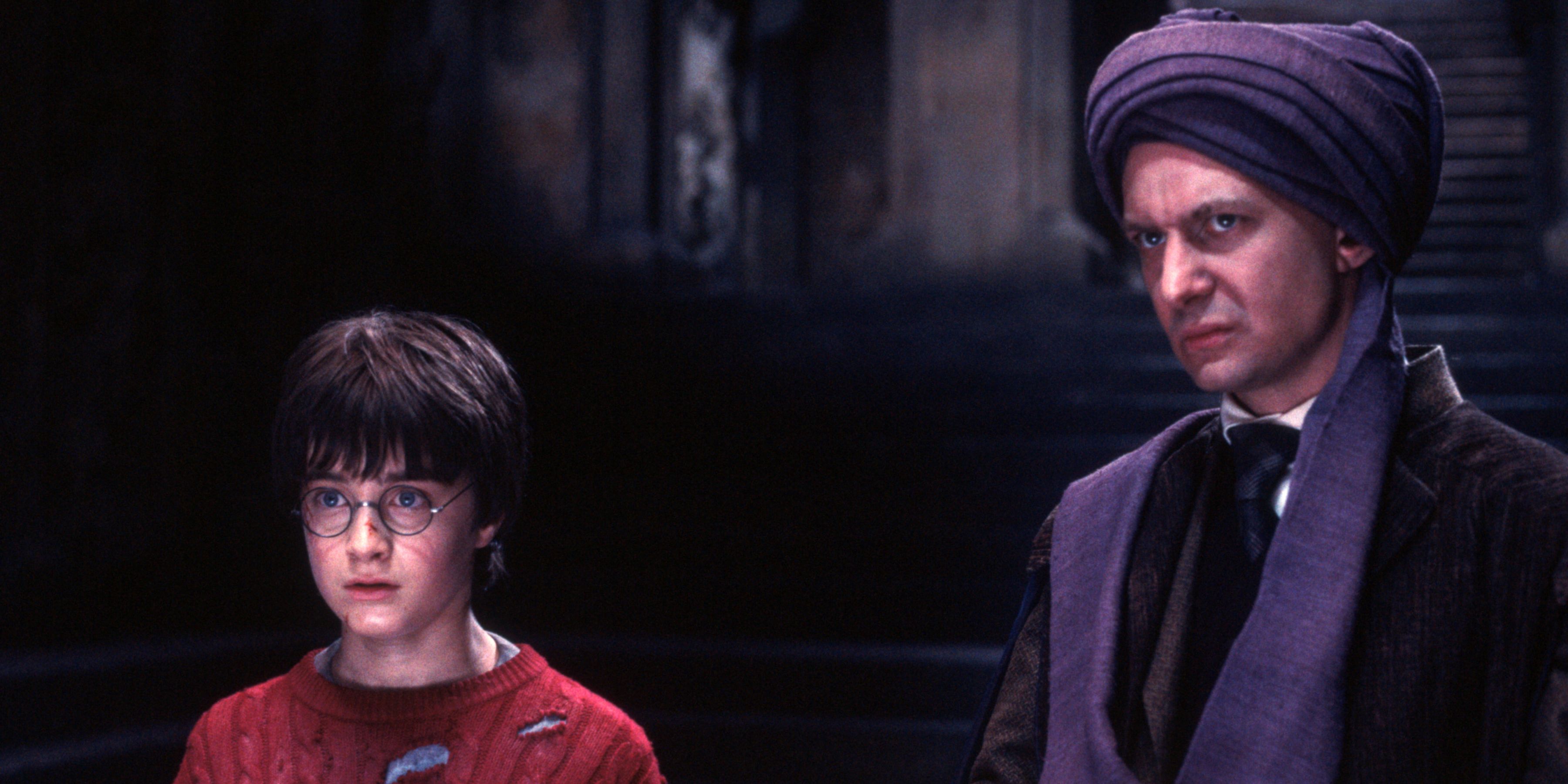 Professor Quirrell and Harry Potter