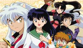 Promo art featuring characters in Inuyasha
