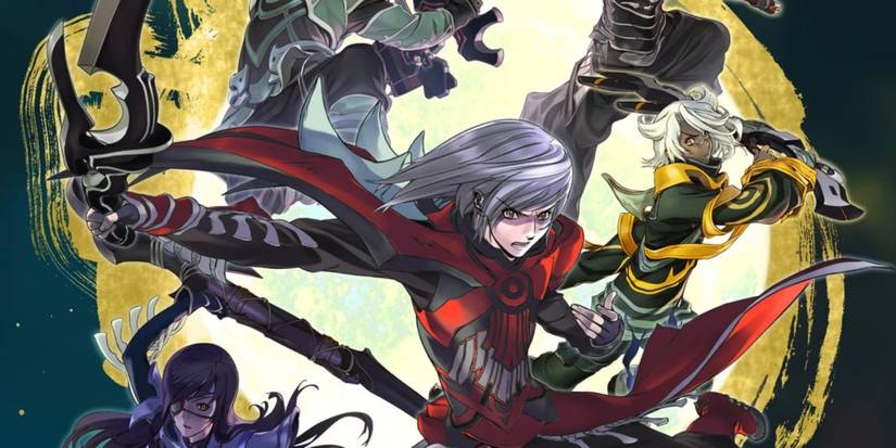 Promo art featuring characters in Moon Diver