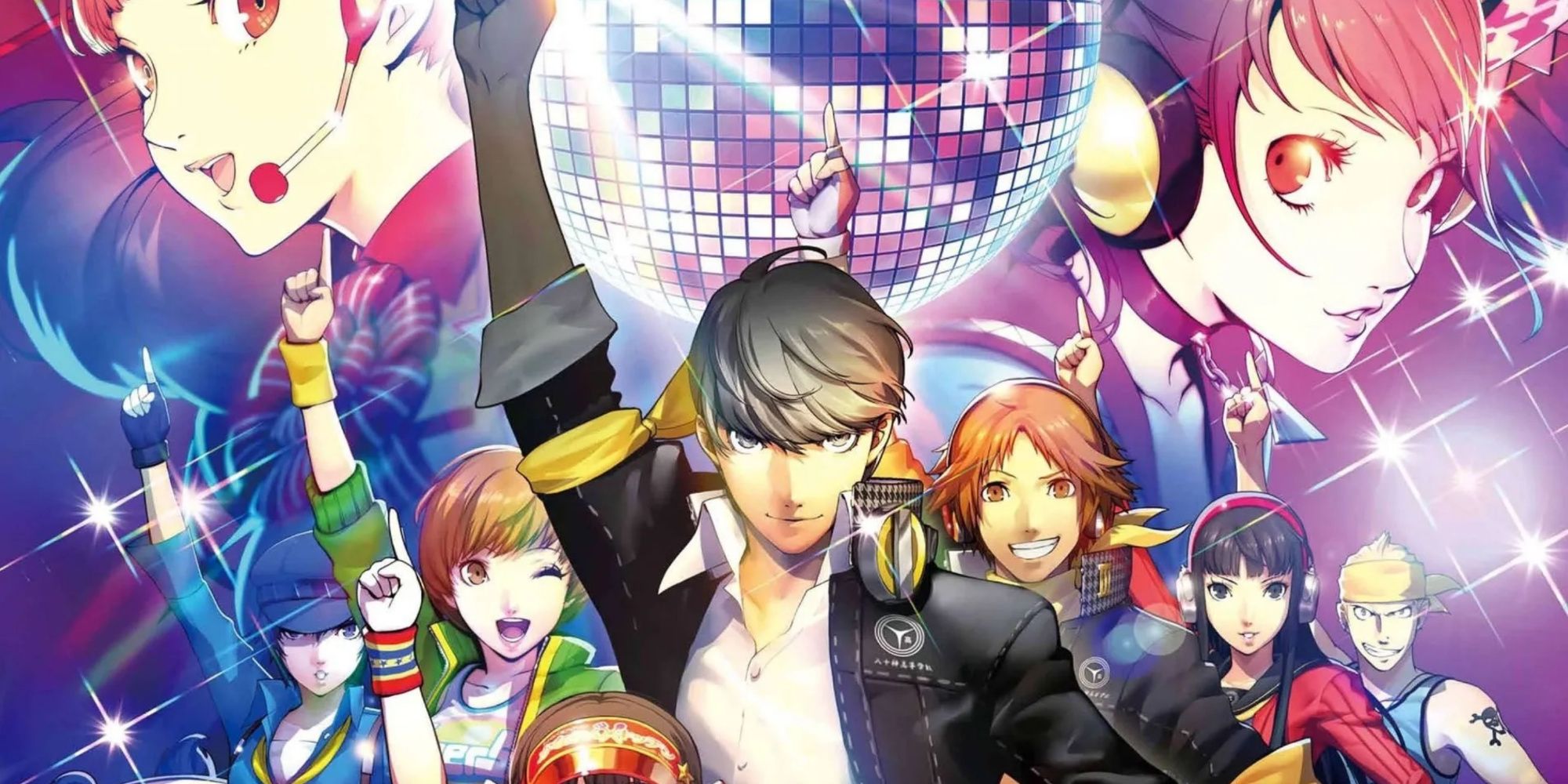 Promo art featuring characters in Persona 4 Dancing All Night