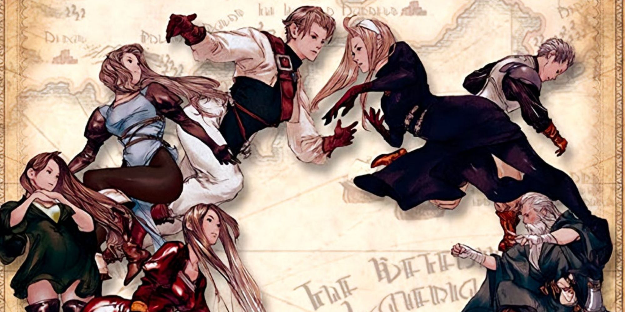 Promo art featuring characters in Tactics Ogre Let Us Cling Together-1