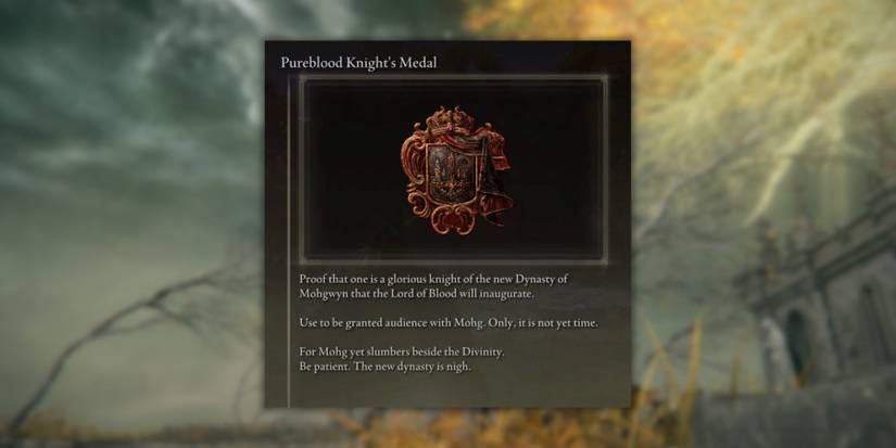 Pureblood Knight's Medal in Elden Ring