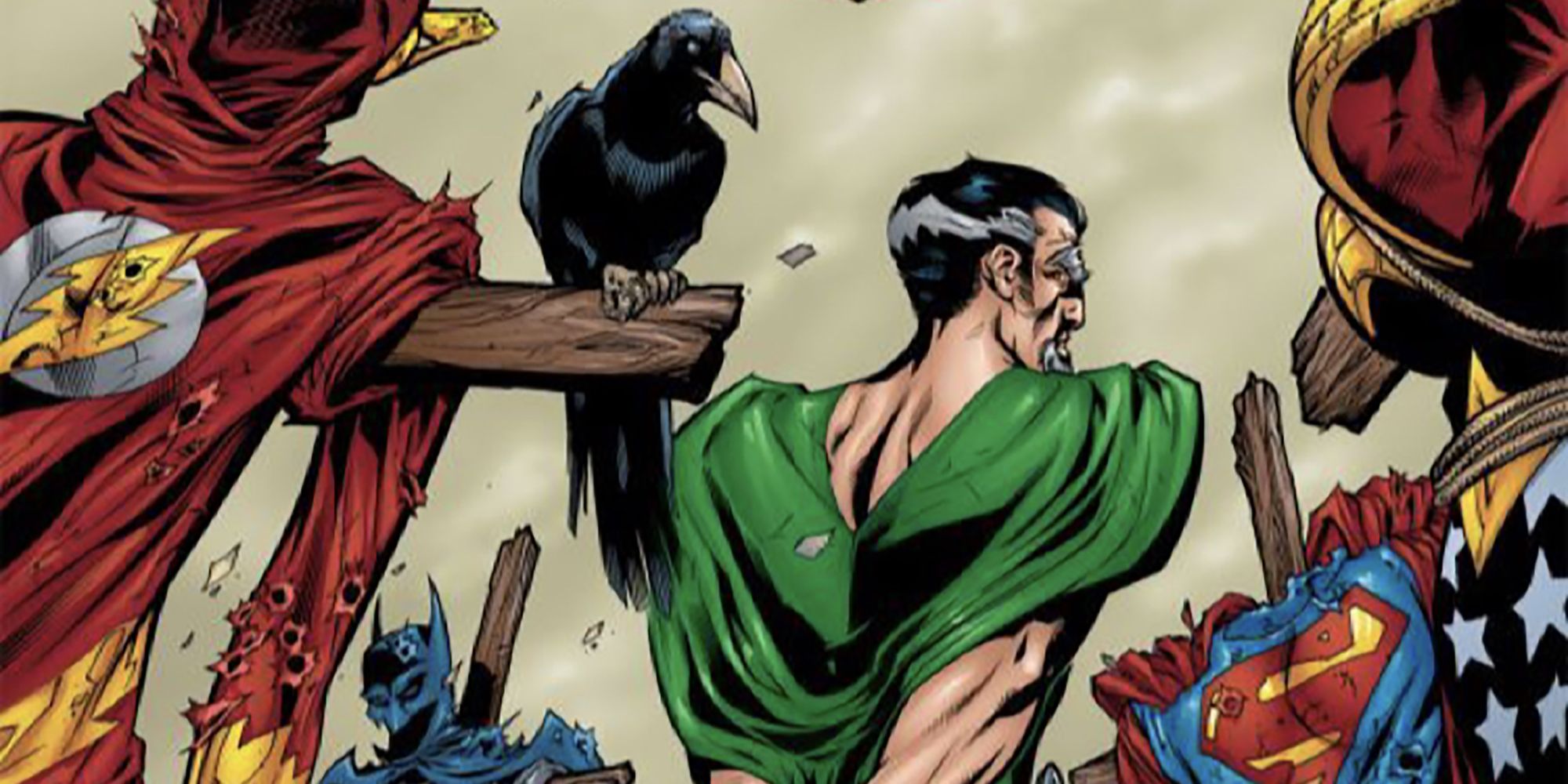 Ra's Al Ghul Defeating The Justice League