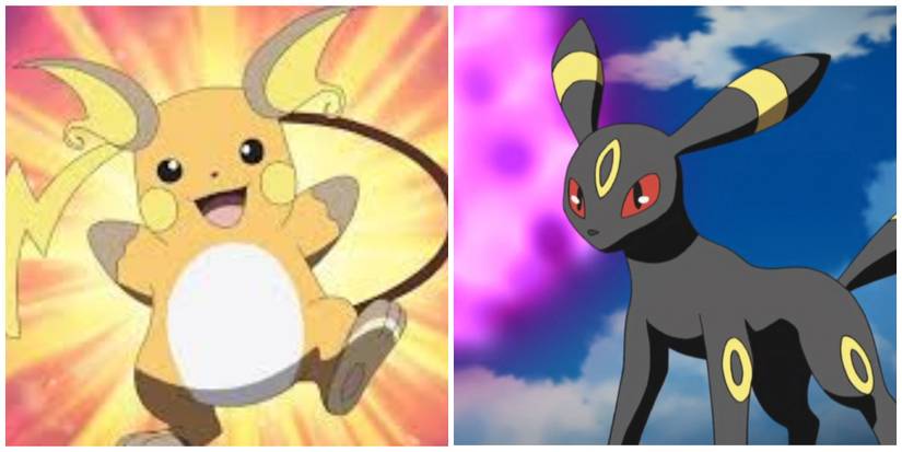 Raichu and Umbreon