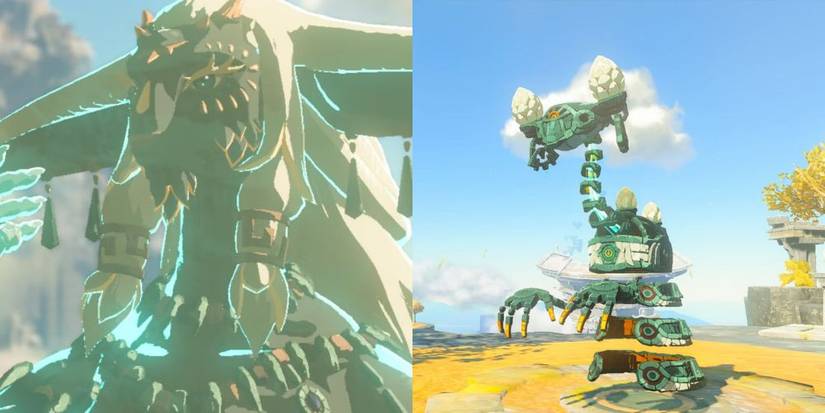 King Rauru and a Zonai Construct.