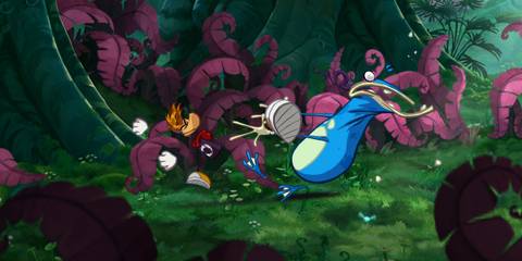 Rayman and Globox in Rayman: Origins