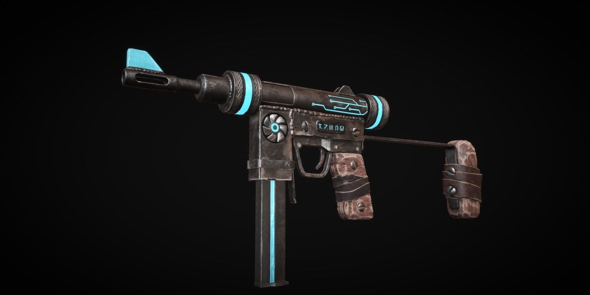 Rcham's Alien Relic SMG Rust rare skin