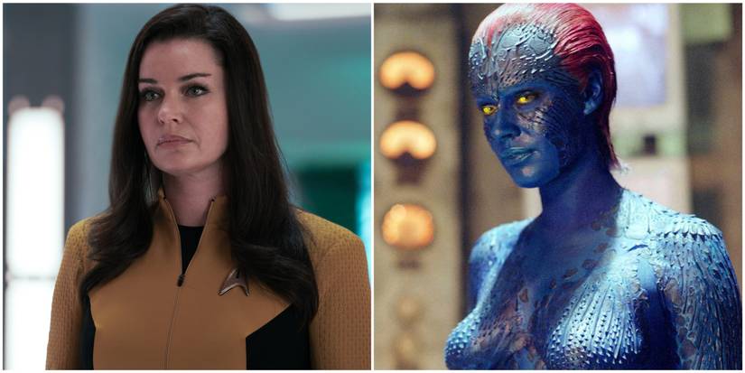 Rebecca Romijn in Star Trek: Strange New Worlds and X2: X-Men United