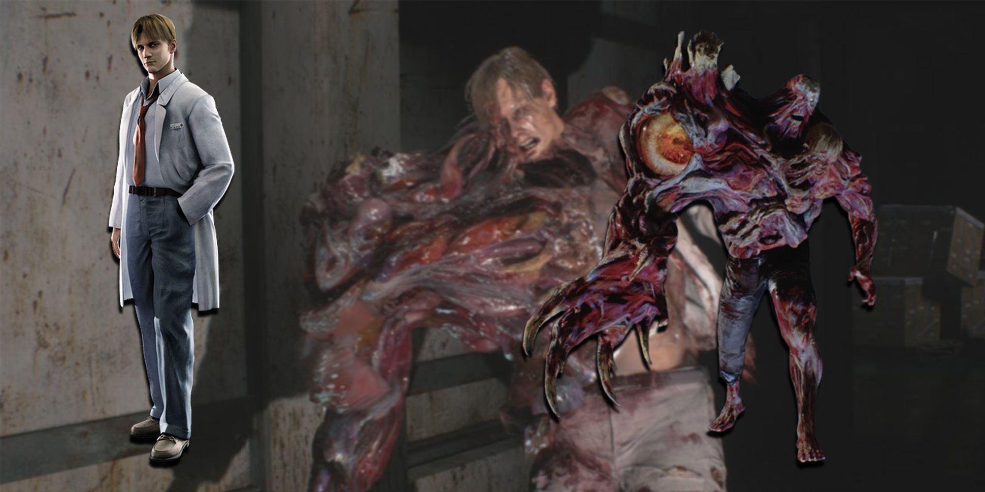 Resident Evil - William Birkin Human And Mutated Forms