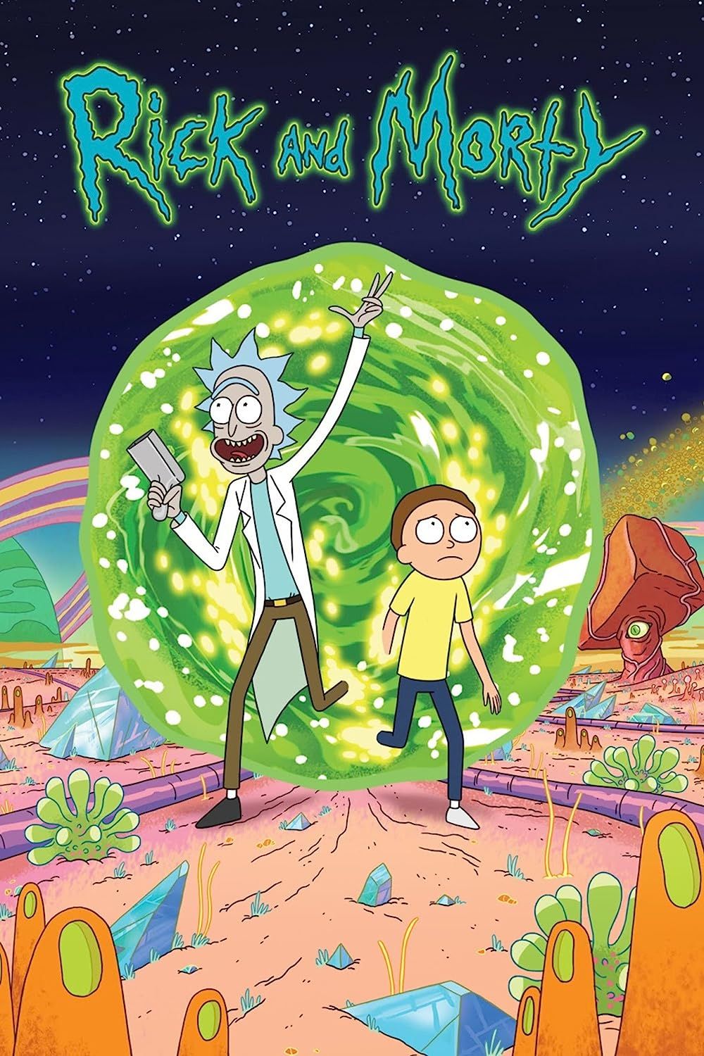 rick and morty poster size