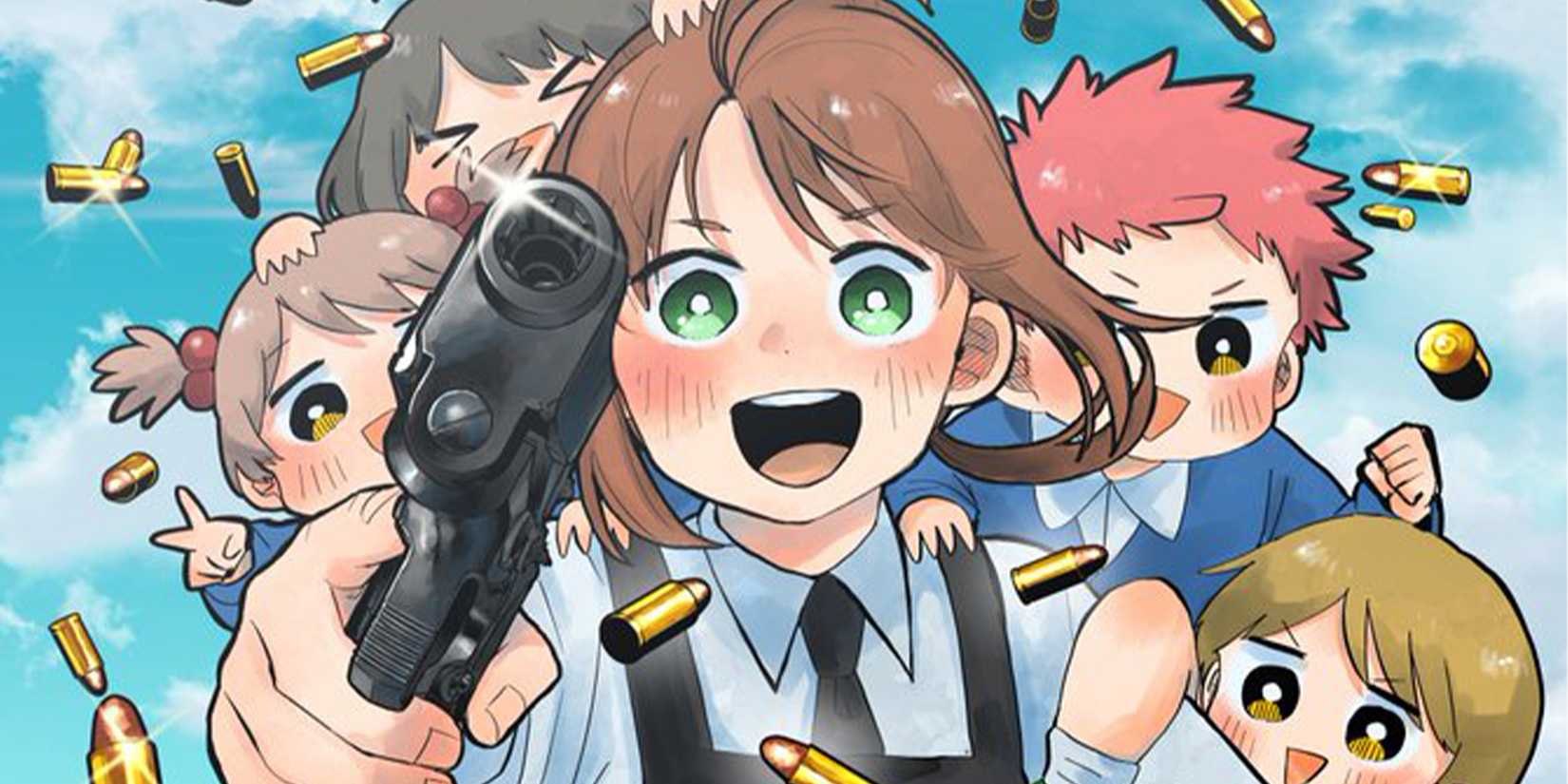 Rita with the kids from her daycare