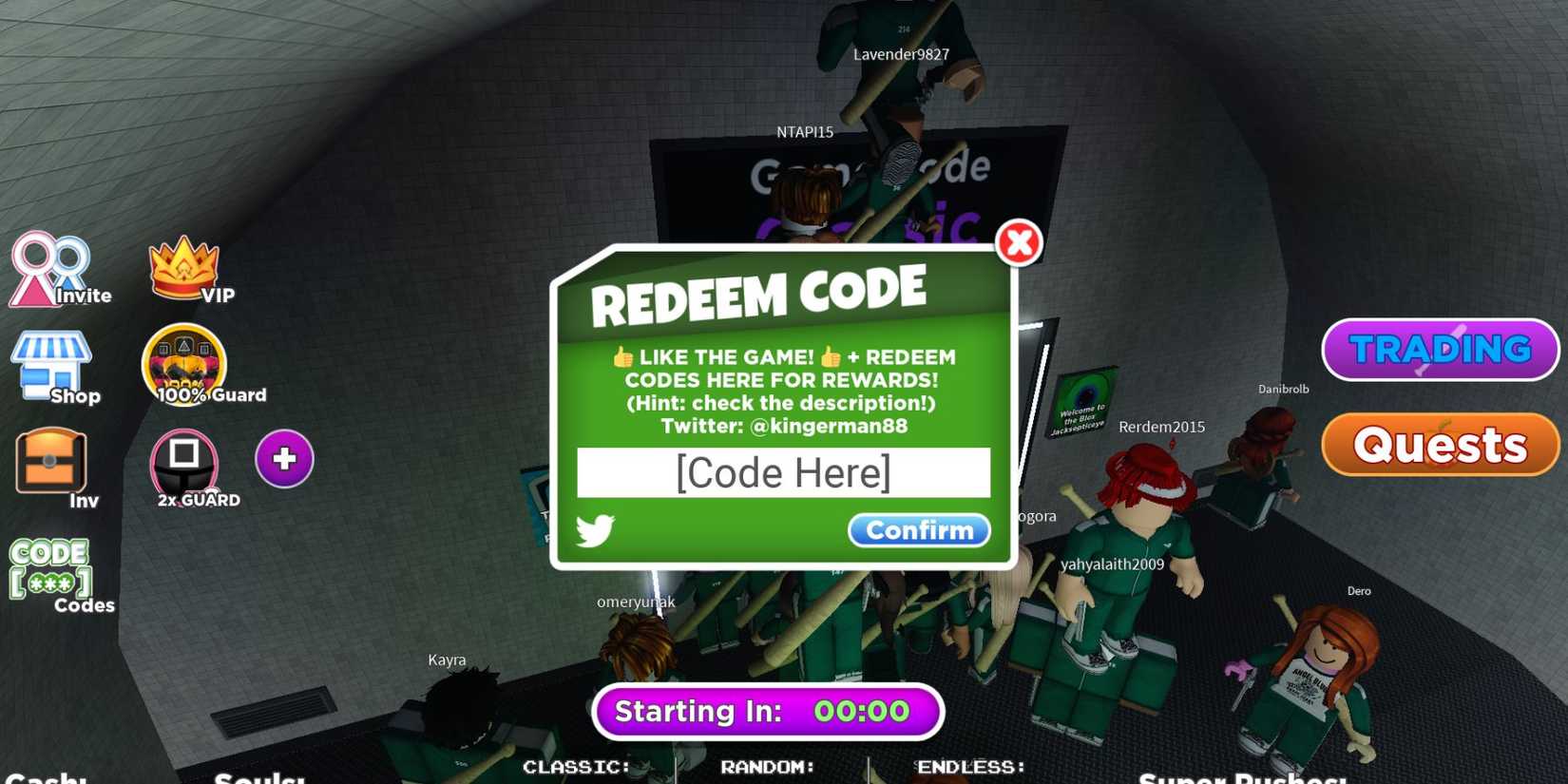 Roblox Squid Game Codes (2)