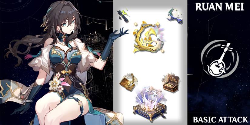 ruan mei base attack materials in honkai star rail