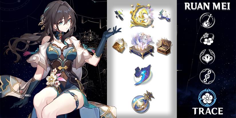ruan mei trace materials in honkai star rail