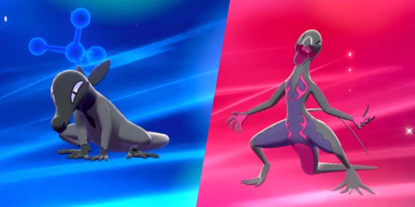 Salandit and Salazzle side-by-side