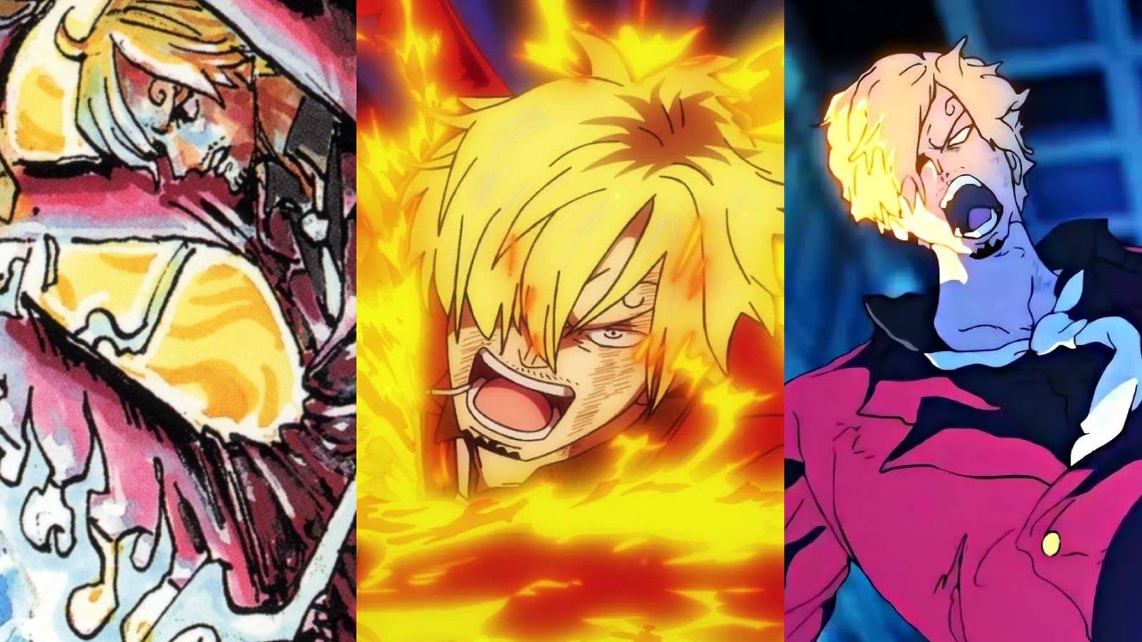 Sanji fire ifrit jambe one piece