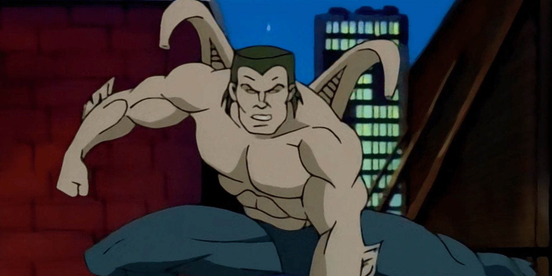 Alistair Smythe strikes a pose in the Spider-Man animated series