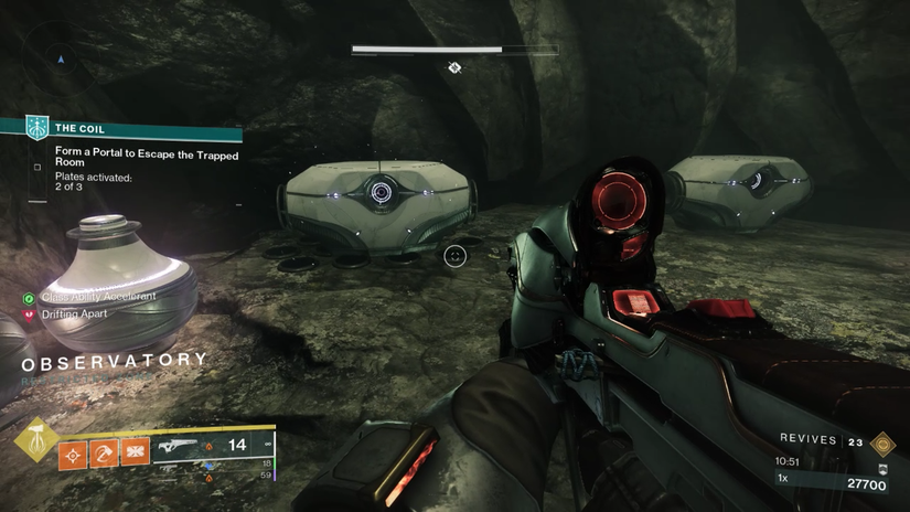 A trapped Coil chest in Destiny 2