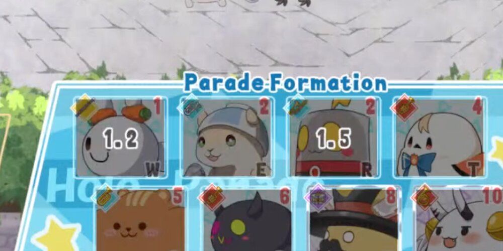 Parade Formation units in HoloParade