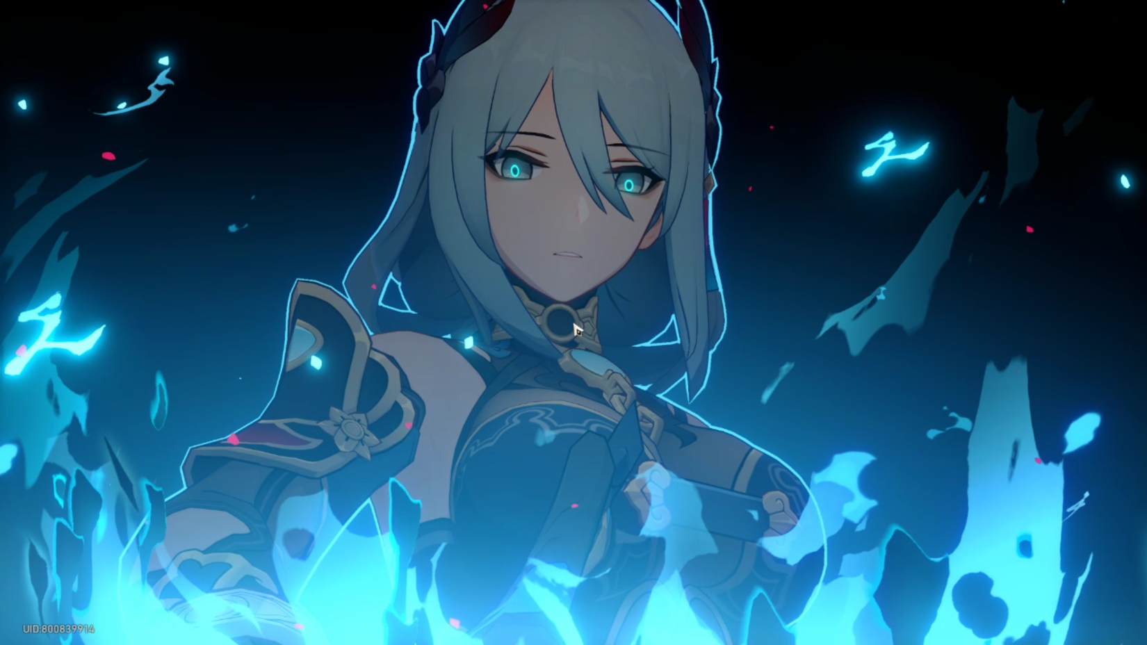 Hanya casting her ultimate in Honkai: Star Rail