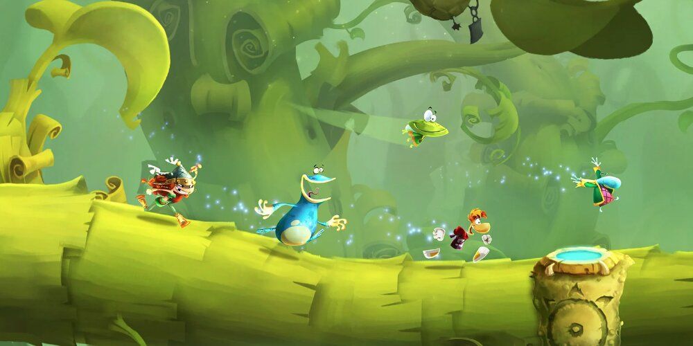 Rayman and his friends 