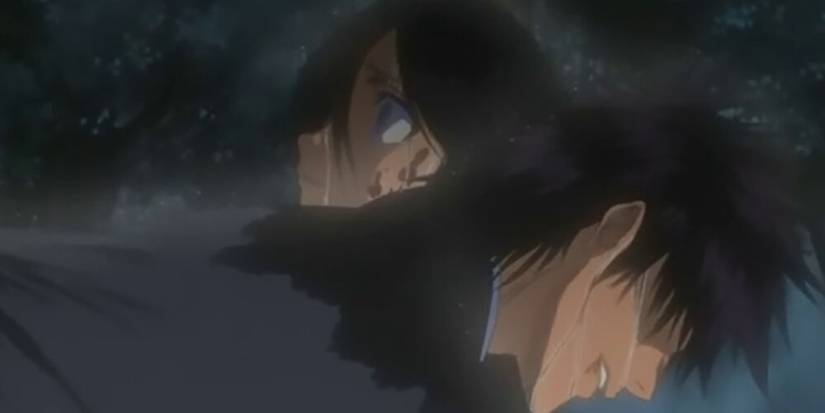 Rukia stabbing Kaien 