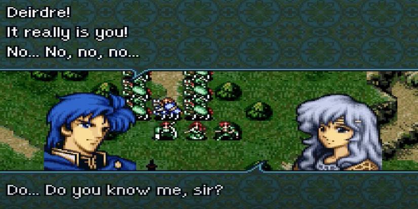 Fire Emblem Genealogy of the Holy War - Sigurd talking to his wife after her memories were wiped