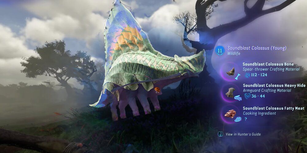 Soundblast Colossus creature in Avatar: Frontiers of Pandora