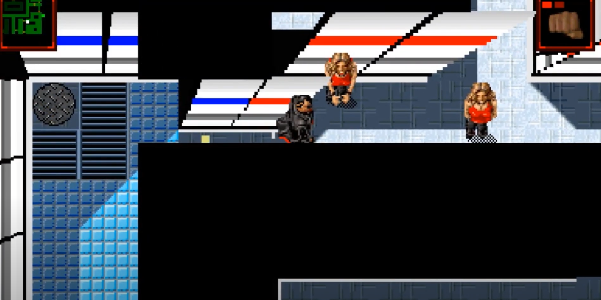 screenshot of gameplay from blade trinity