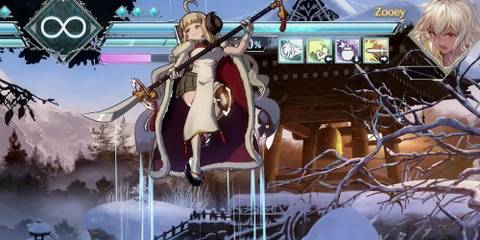 Anila using a super jump 