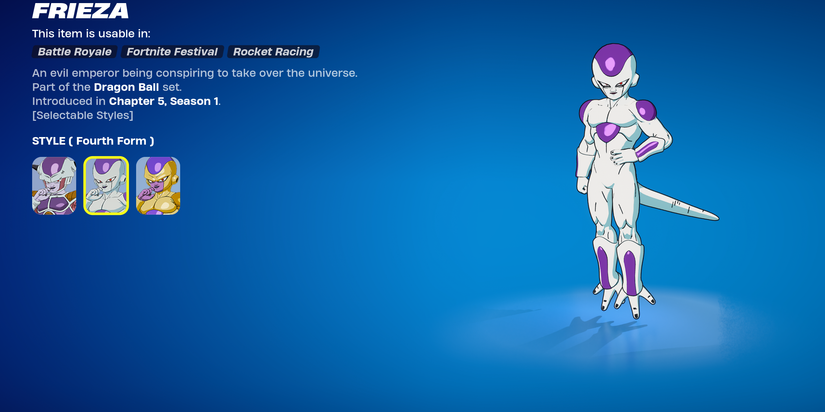 fourth form frieza Fortnite