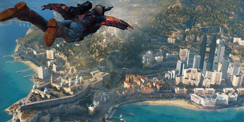 Rico dropping into an island 