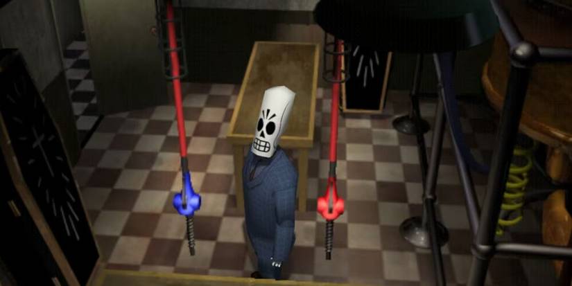 Manny looking up at the ceiling in a church 