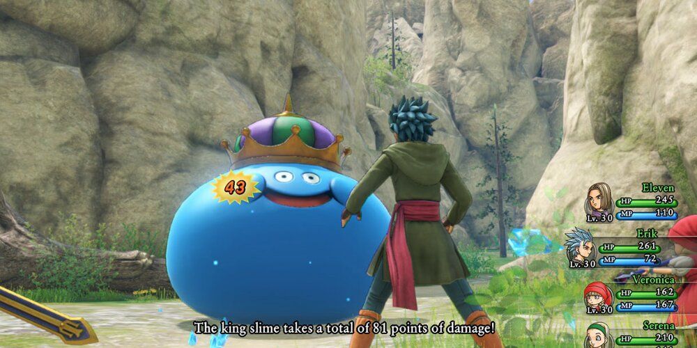 King Slime encounter in Dragon Quest 11