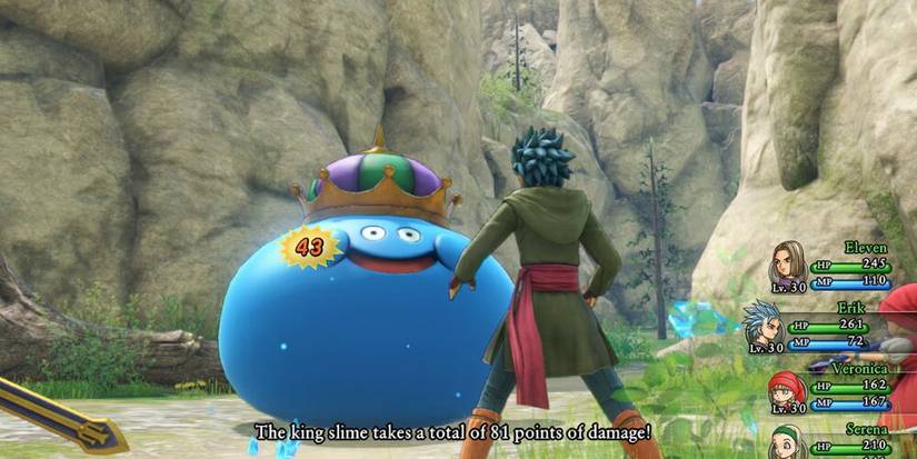 King Slime encounter in Dragon Quest 11