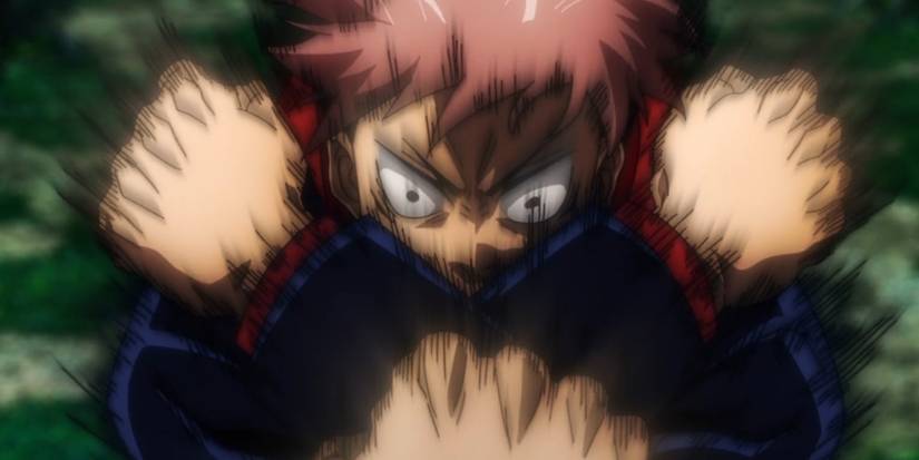 Aoi Todo punching Itadori Yuji Jujutsu Kaisen Season Two