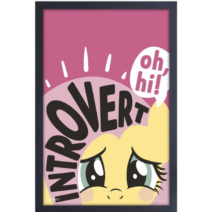 My Little Pony Introvert Framed Art Print