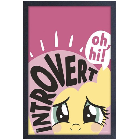 My Little Pony Introvert Framed Art Print