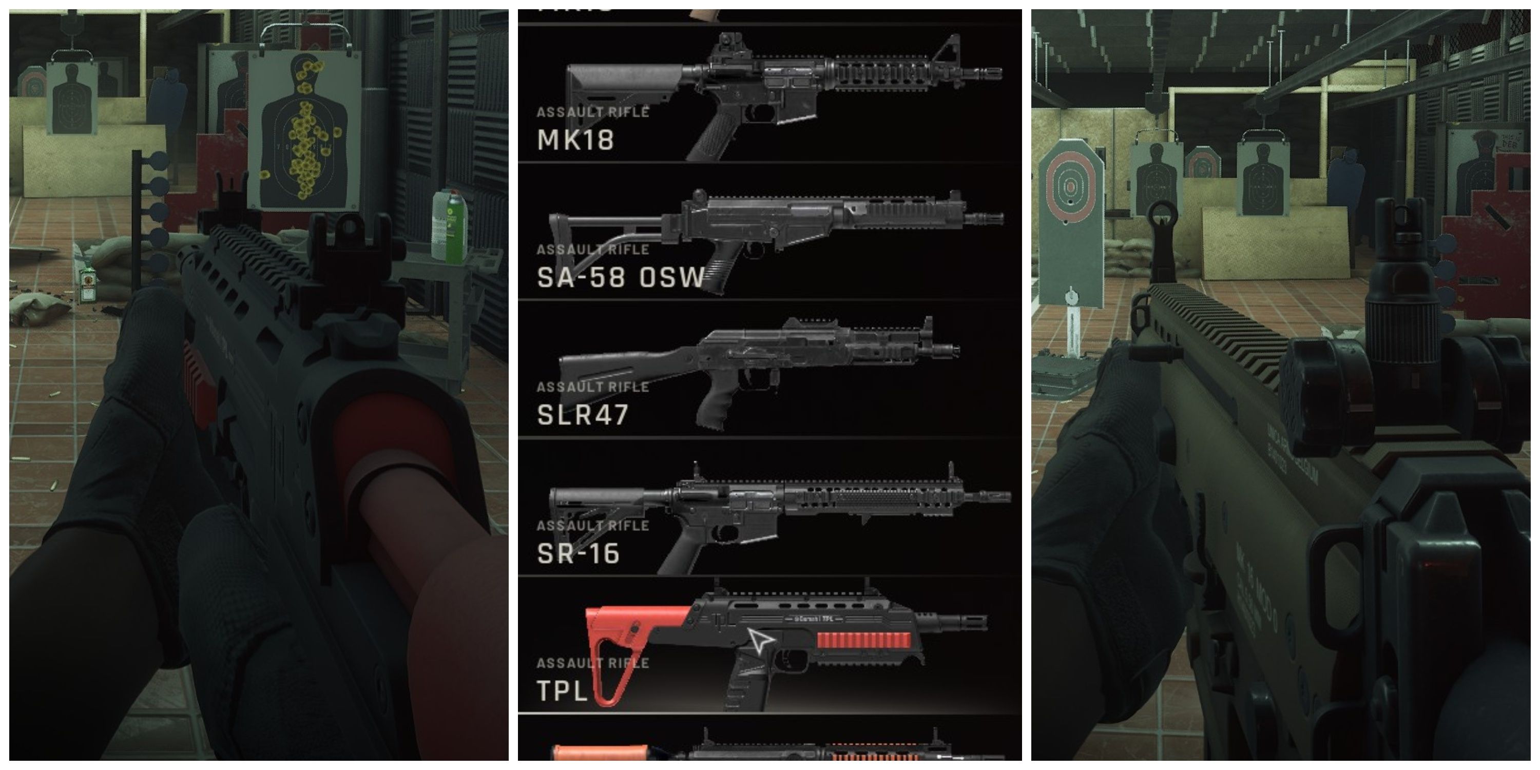 selection of assault rifles in ready or not