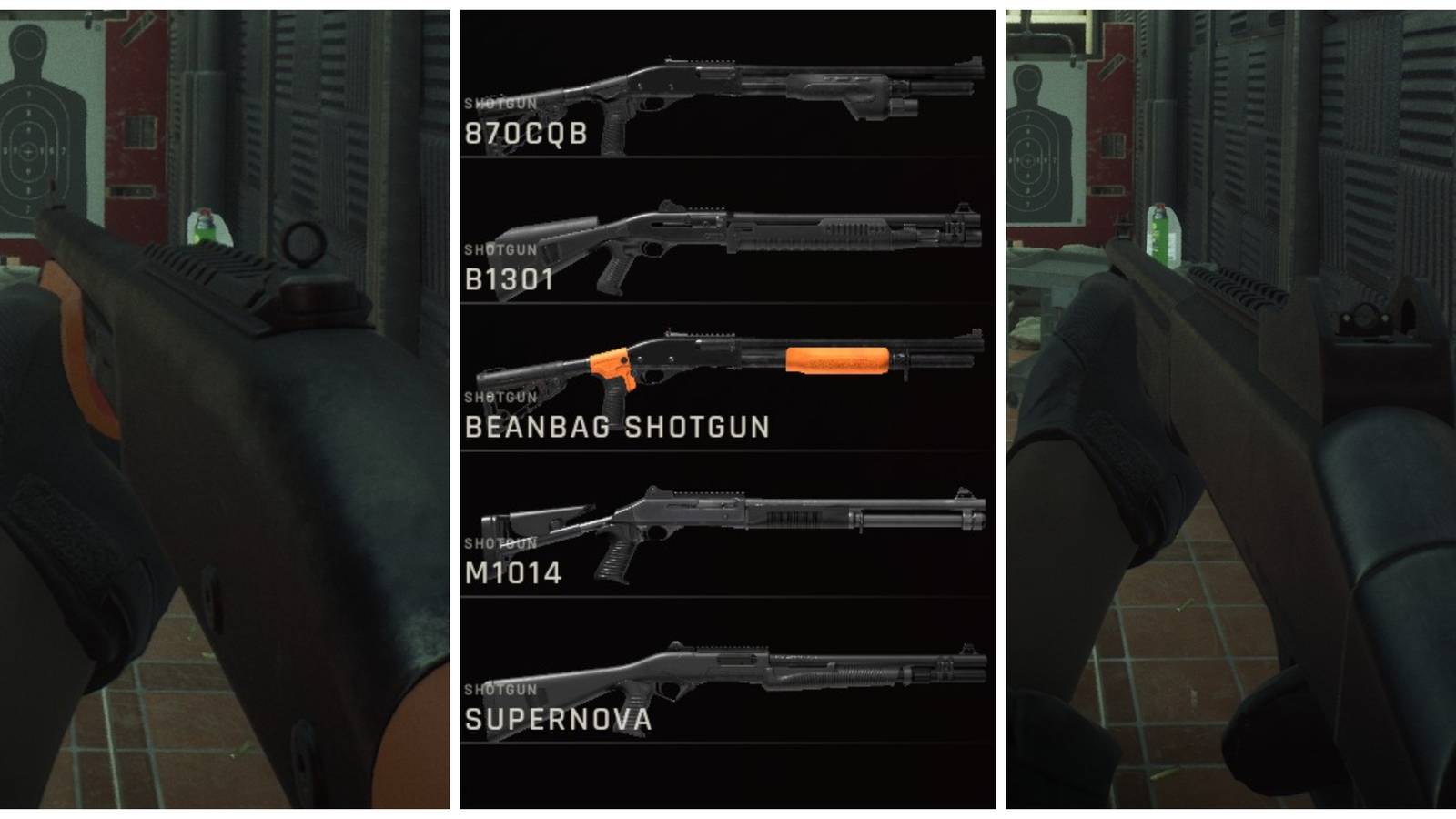 selection of shotguns in ready or not