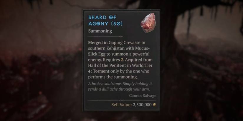 Shards of Agony in Diablo 4