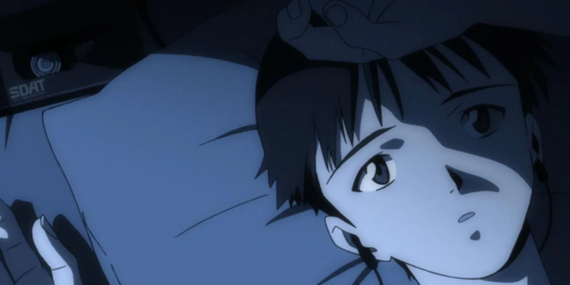 Shinji in Neon Genesis Evangelion