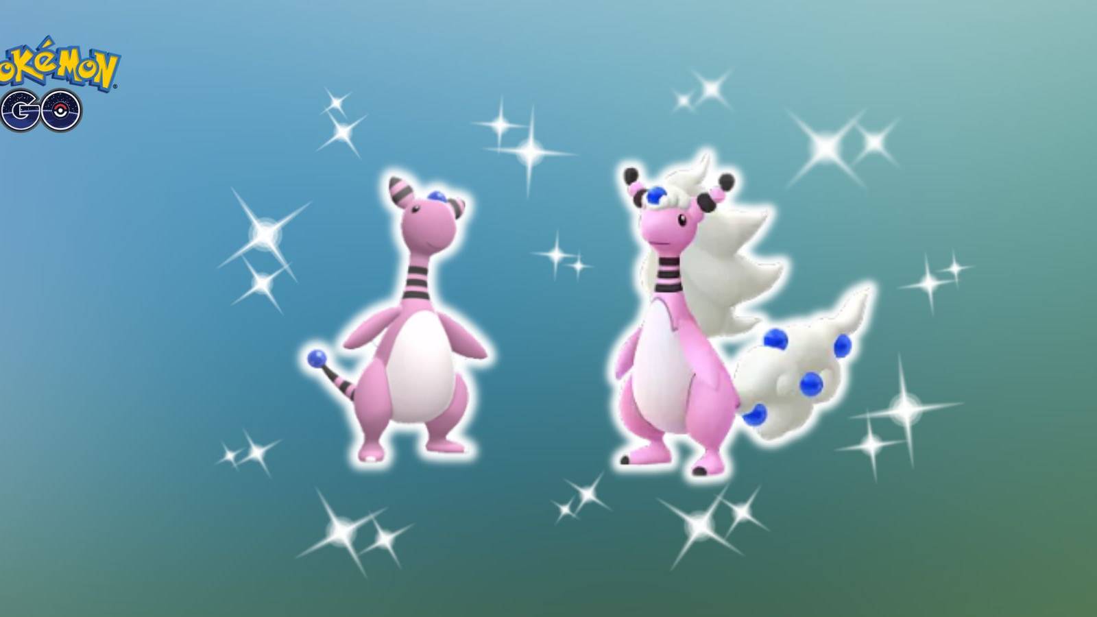 Shiny Ampharos and Shiny Mega Ampharos in Pokemon GO