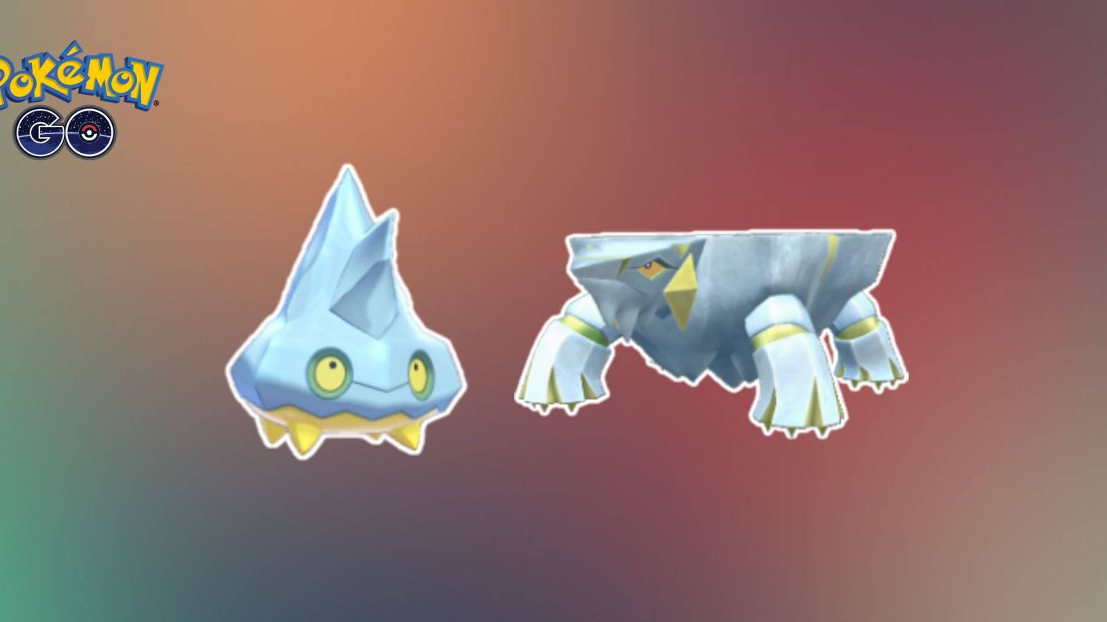 Shiny Bergmite And Shiny Avalugg in Pokemon GO